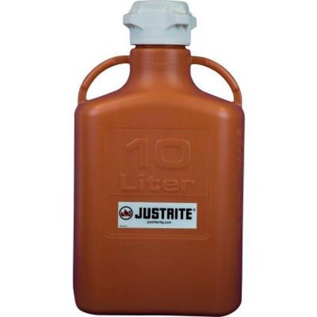 JUSTRITE Justrite 12921 Carboy, HDPE, 10-Liter 12921